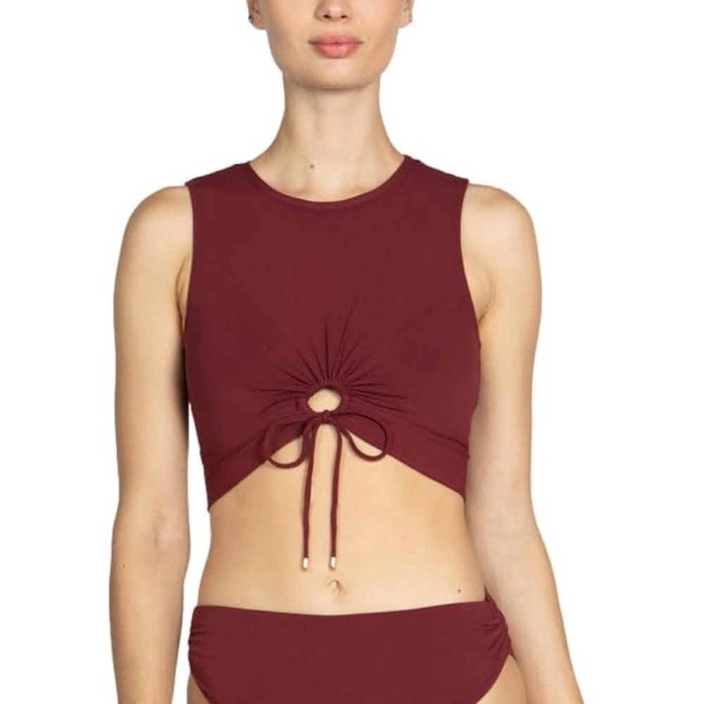 Robin Piccone Aubrey Tank Top in Ancho